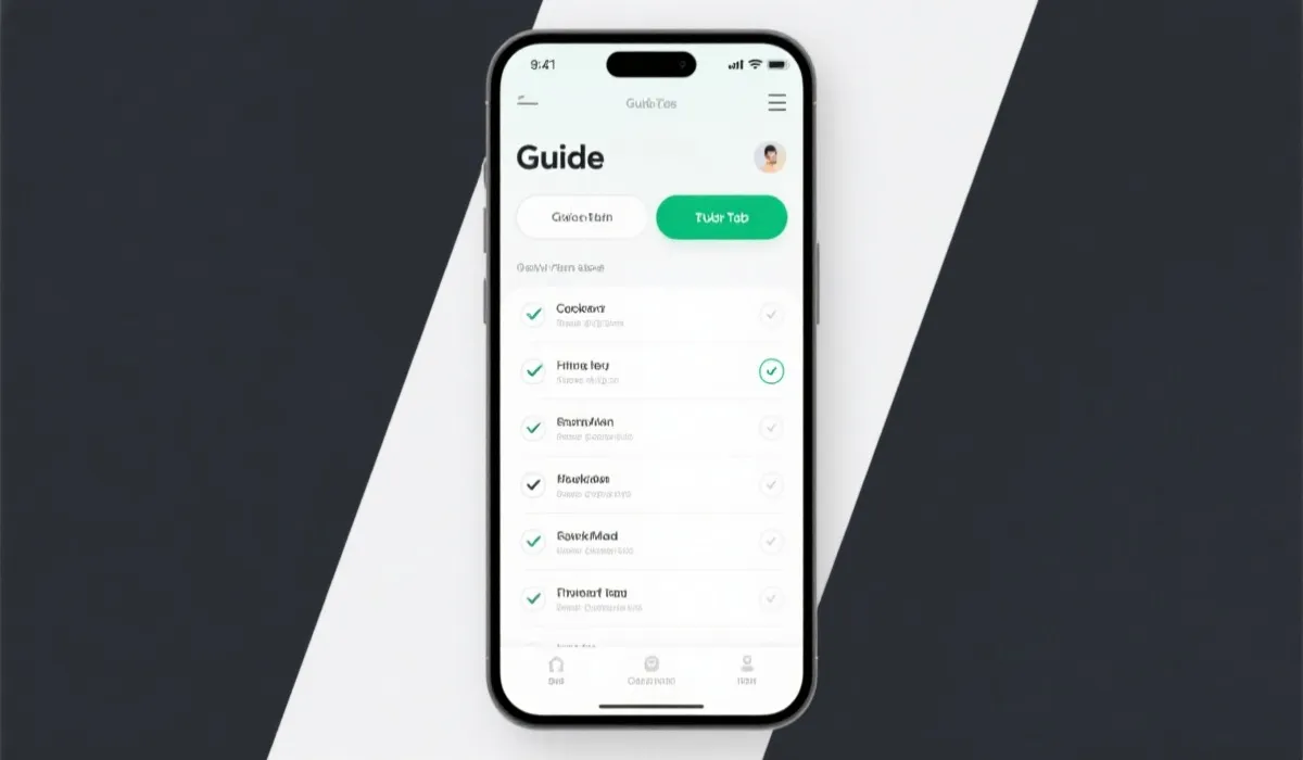 移动端策略界面